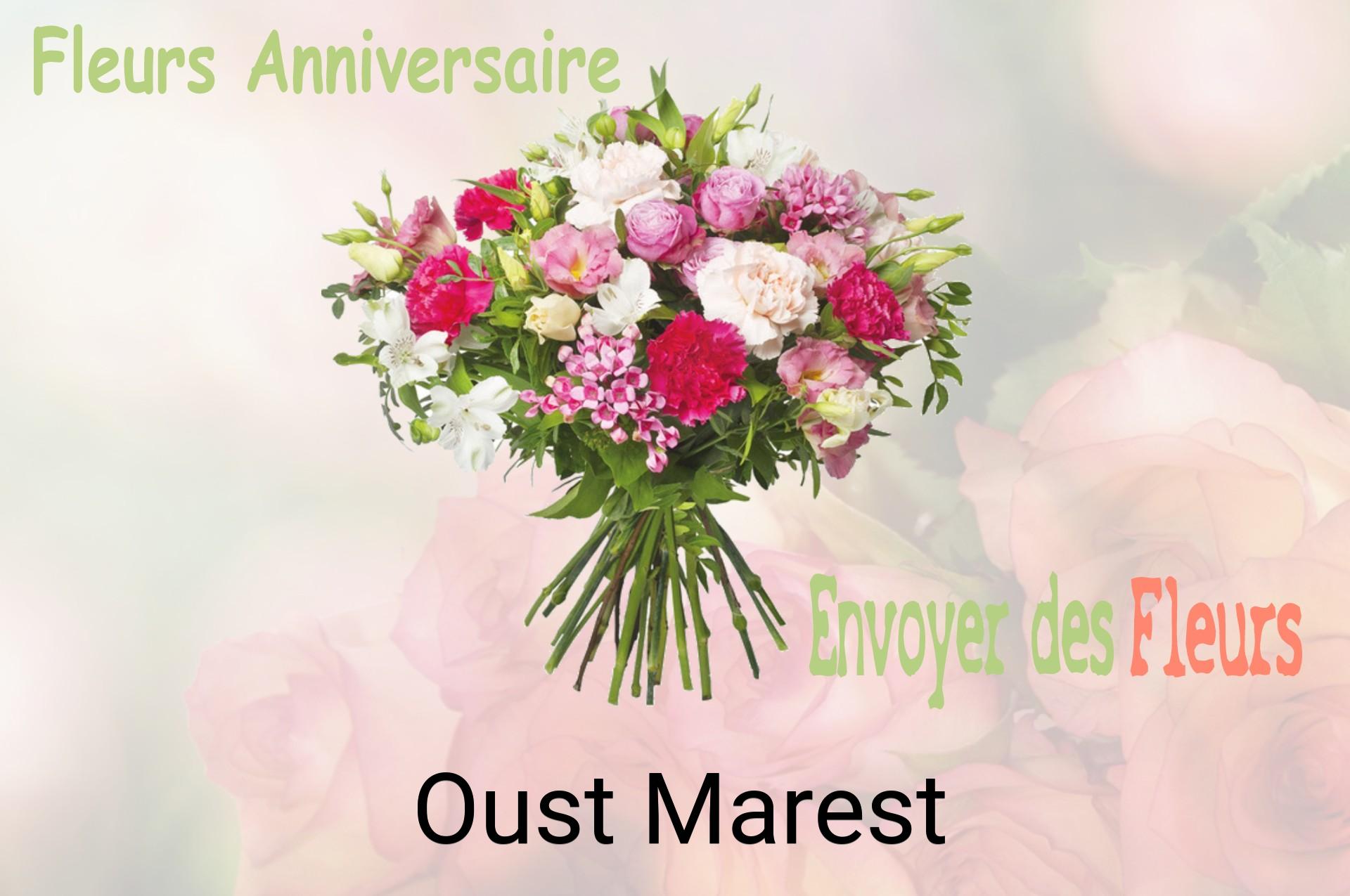 Bouquet de fleurs d’anniversaire livré à Oust-Marest